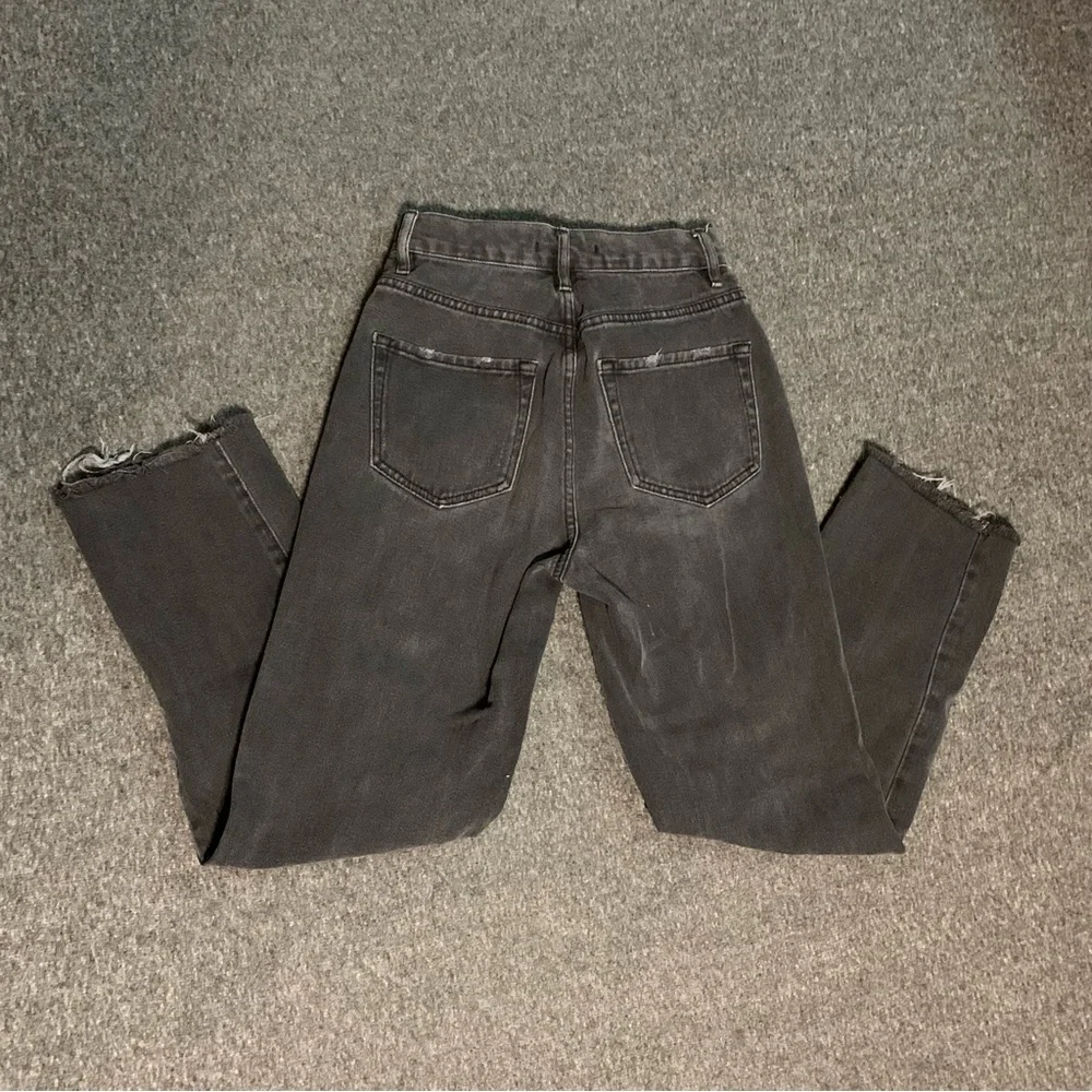 Pacsun High Rise Straight Black Distressed Jeans 23 - Picture 9 of 9